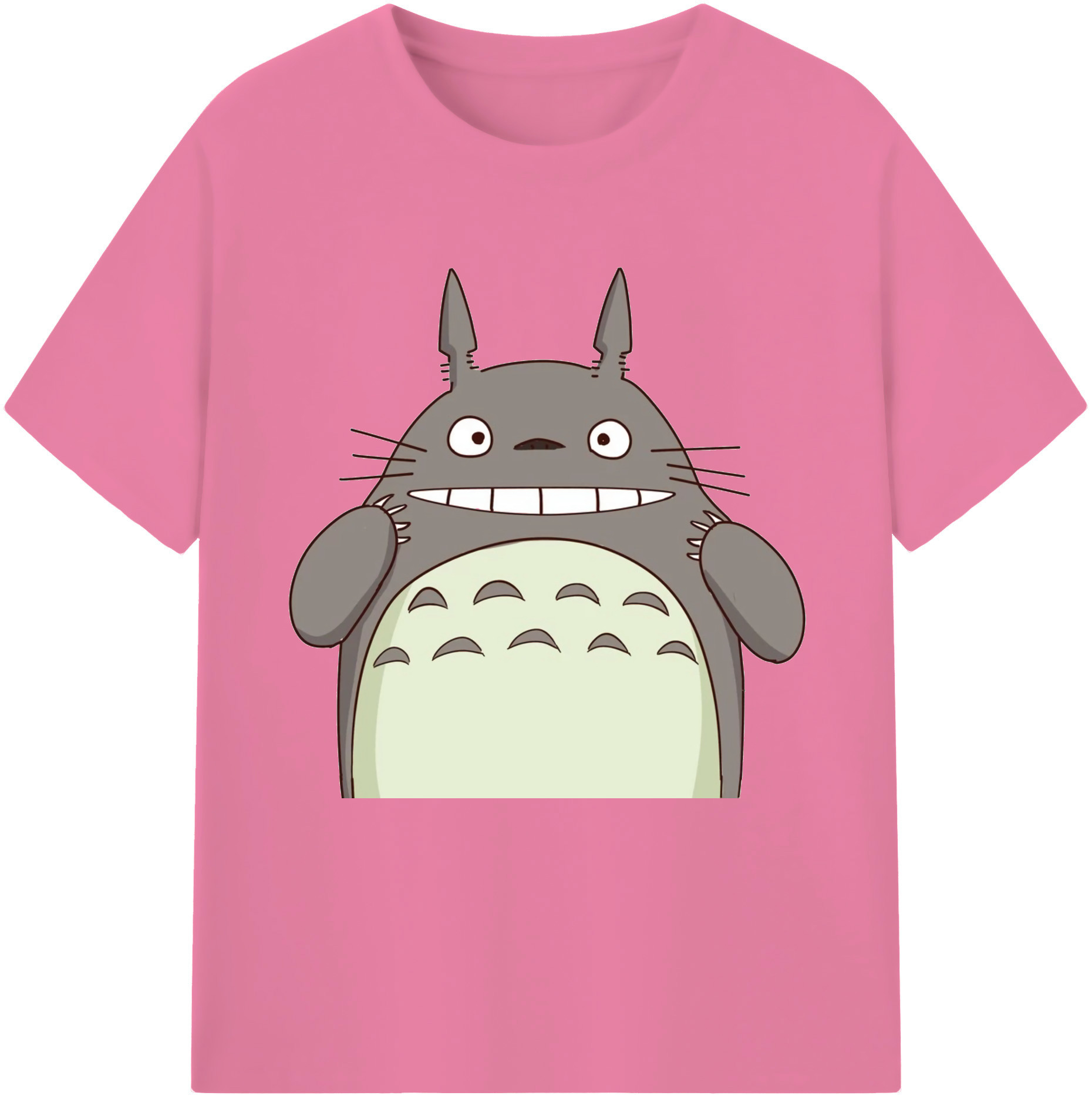 （画像用） となりのトトロ 草壁メイ 草壁サツキ My Neighbor Totoro Satsuki Kusakabe Mei Kusakabe 綿100％半袖Tシャツ（フロントプリント）